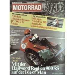 Motorrad Revue Ausgabe 1983/84 - Hailwood Replica 900 SS