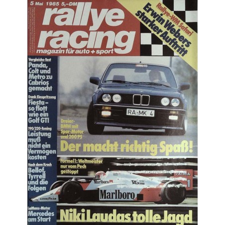 Rallye Racing Magazin 5 / Mai 1985 - Dreier BMW