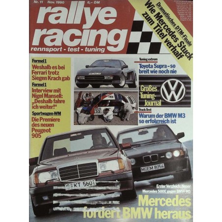 Rallye Racing Magazin 11 / November 1990 - Mercedes vs. BMW