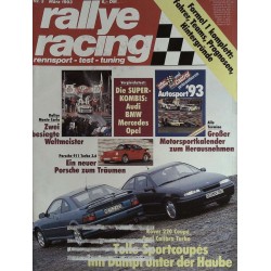 Rallye Racing Magazin 3 / März 1993 - Tolle Sportcoupes