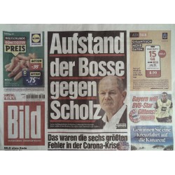 Bild Zeitung Samstag, 18 Januar 2025 - Aufstand der Bosse...