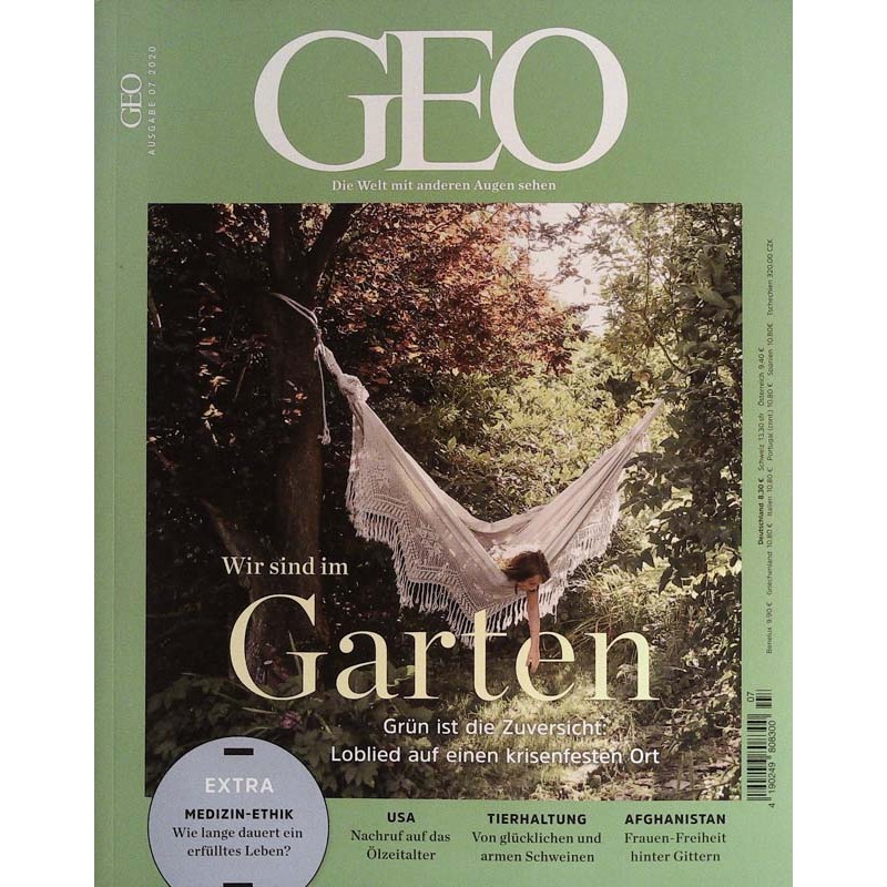 Geo Nr. 7 / Juli 2020 - Wir sind im Garten