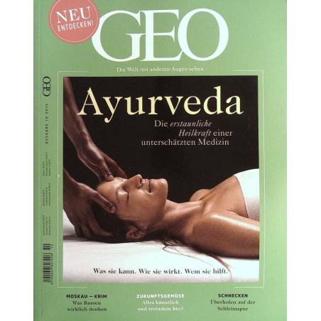 Geo Nr. 10 / Oktober 2015 - Ayurveda