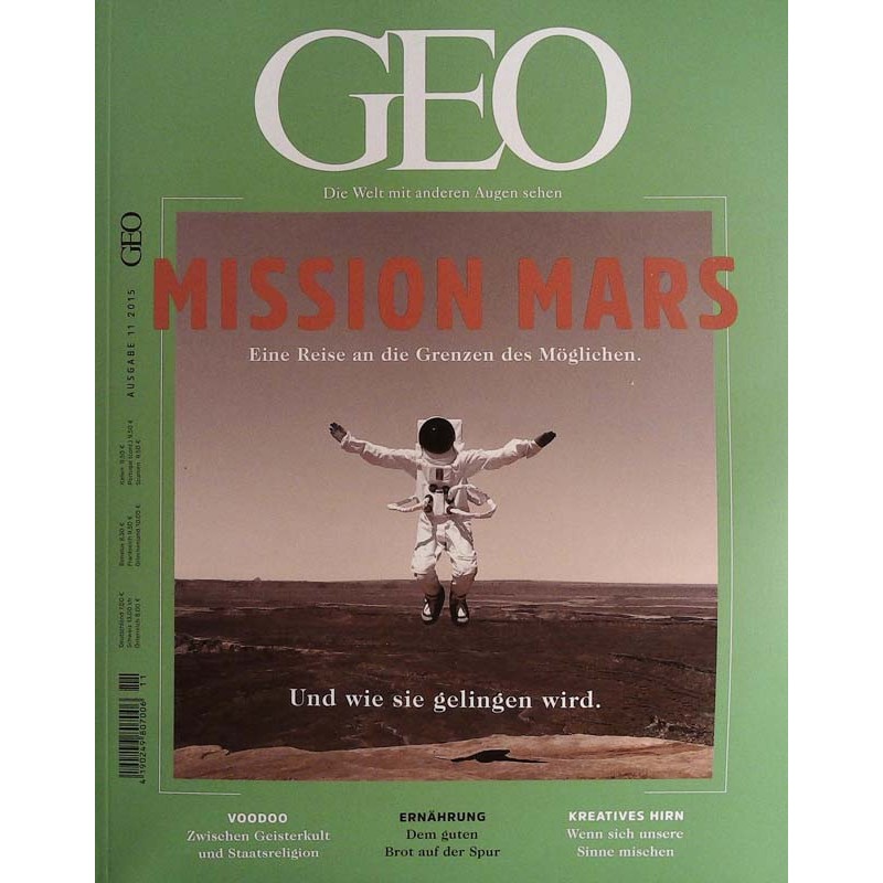 Geo Nr. 11 / November 2015 - Mission Mars