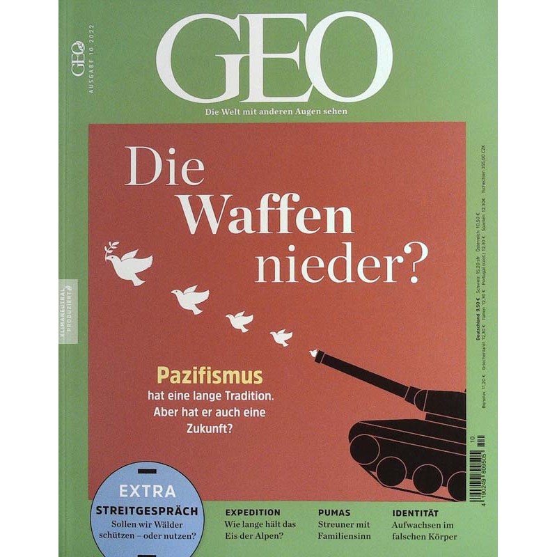 Geo Nr. 10 / Oktober 2022 - Die Waffen nieder?