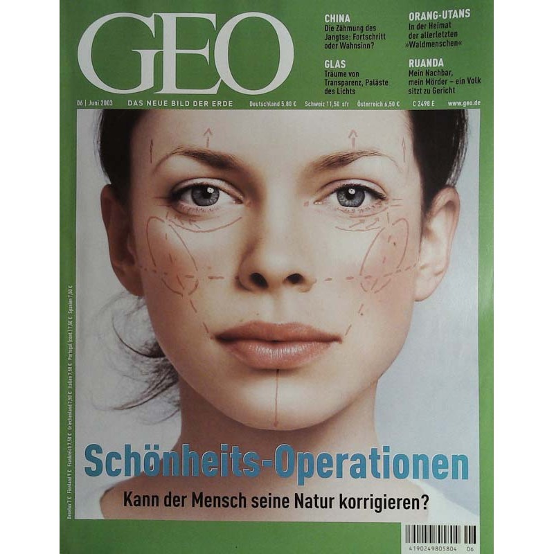 Geo Nr. 6 / Juni 2003 - Schönheits-Operationen