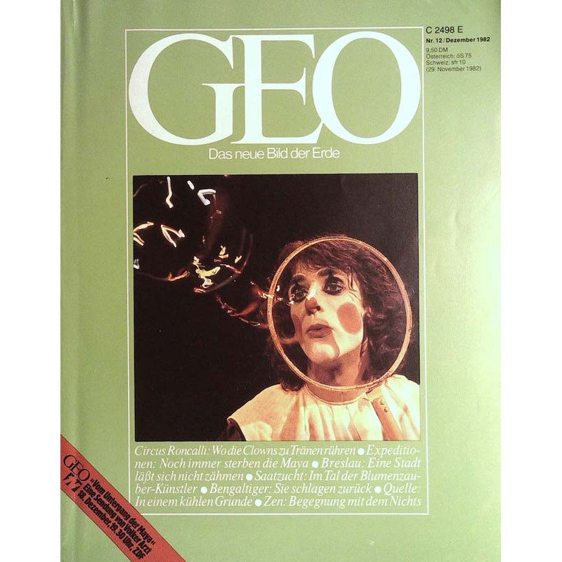 Geo Nr. 12 / Dezember 1982 - Circus Roncalli