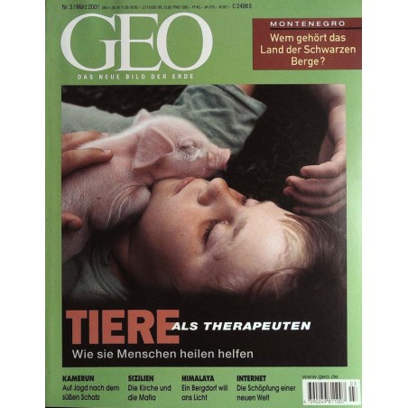 Geo Nr. 3 / März 2001 - Tiere als Therapeuten