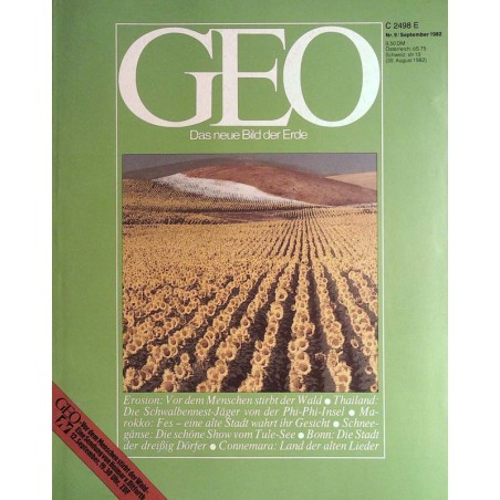 Geo Nr. 9 / September 1982 - Erosion