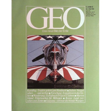 Geo Nr. 5 / Mai 1982 - Kunstflug