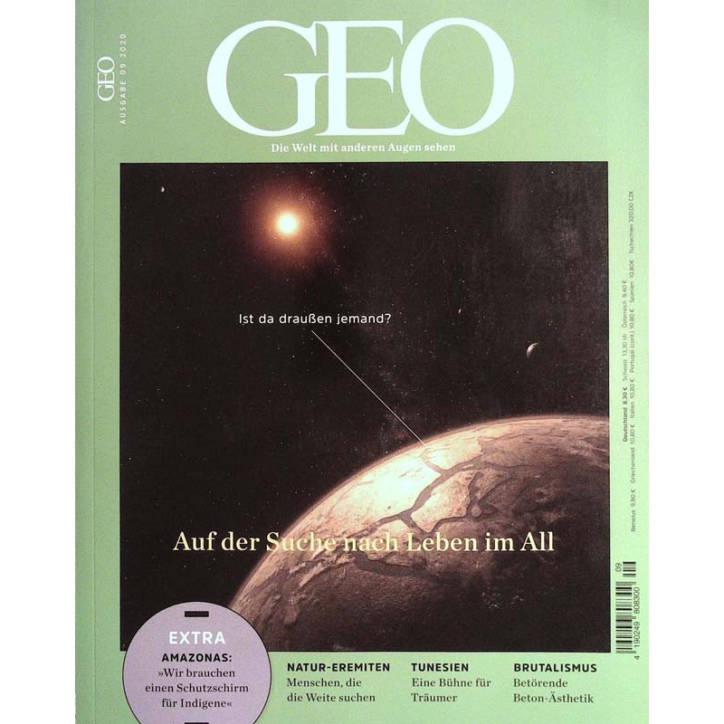 Geo Nr. 9 / September 2020 - Ist da draußen jemand?