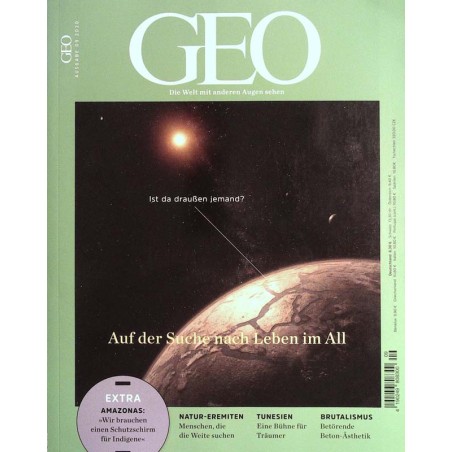 Geo Nr. 9 / September 2020 - Ist da draußen jemand?