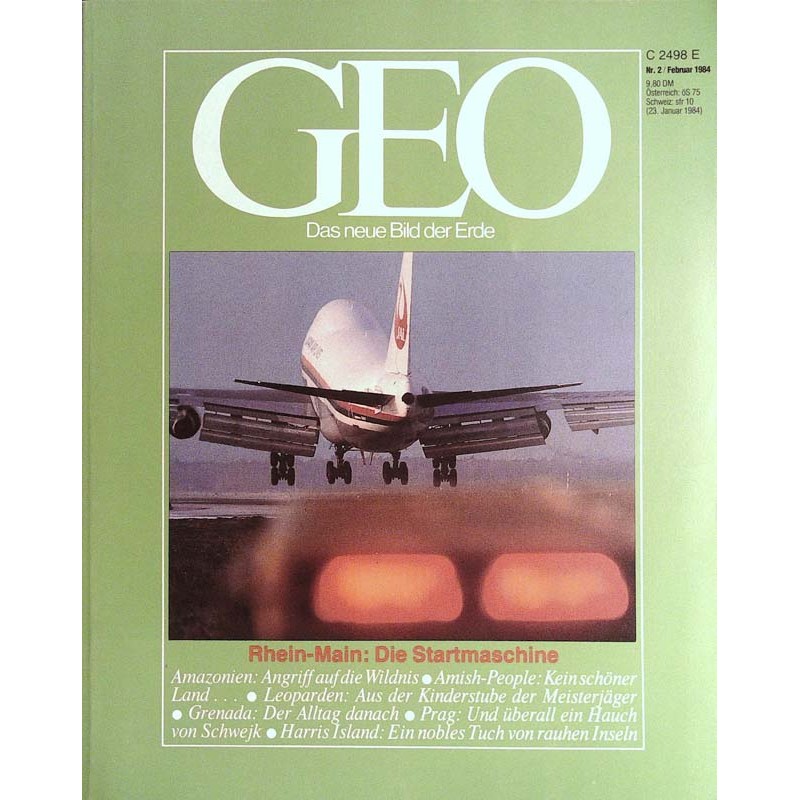 Geo Nr. 2 / Februar 1984 - Rhein Main die Startmaschine