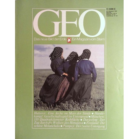 Geo Nr. 8 / August 1979 - Hutterer