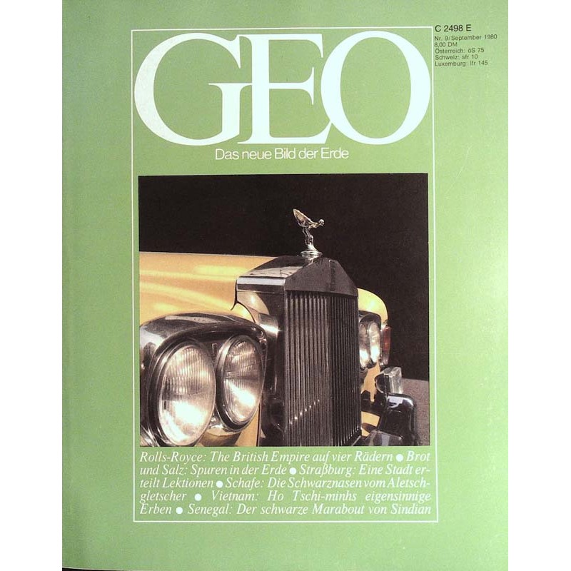 Geo Nr. 9 / September 1980 - Rolls-Royce