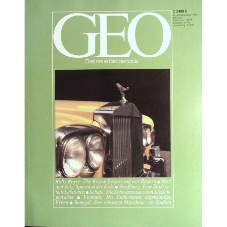 Geo Nr. 9 / September 1980 - Rolls-Royce