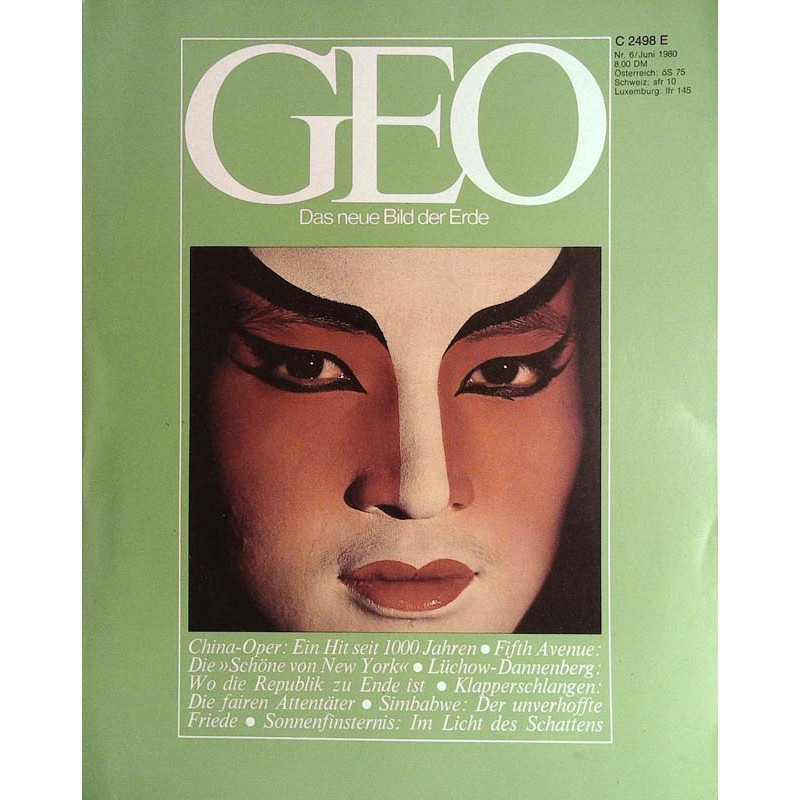 Geo Nr. 6 / Juni 1980 - China Oper