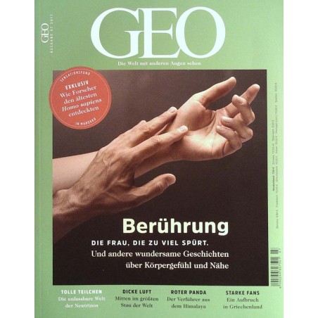 Geo Nr. 7 / Juli 2017 - Berührung