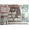 Bild Zeitung Dienstag, 28 Januar 2025 - Ich will nur so Auto fahren