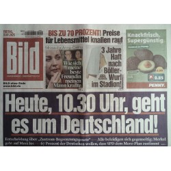 Bild Zeitung Freitag, 31 Januar 2025 - Es geht um Deutschland