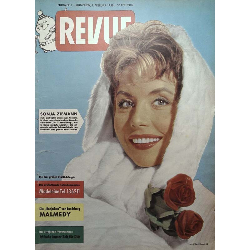 Neue Revue Nr.5 / 1 Februar 1958 - Sonja Ziemann