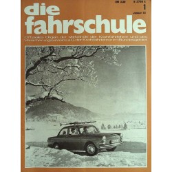 Die Fahrschule Nr.1 / Januar 1972 - VW 1600