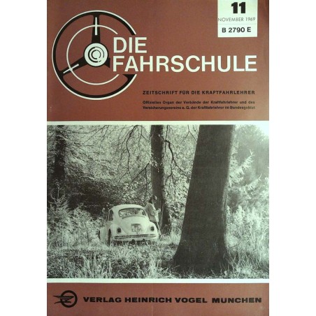 Die Fahrschule Nr.11 / November 1969 - Der VW Käfer