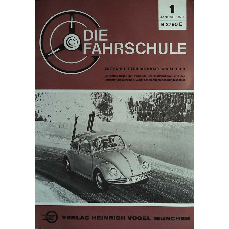 Die Fahrschule Nr.1 / Januar 1970 - VW-Käfer