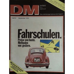 DM Nr.9 / September 1972 - Fahrschulen