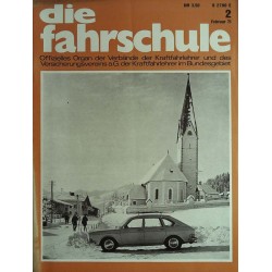 Die Fahrschule Nr.2 / Februar 1971 - Der VW 411