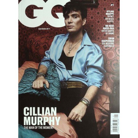 GQ Nr.1 Januar 2024 - Cillian Murphy