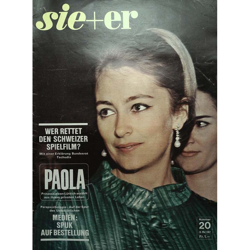 sie+er Nr.20 / 18 Mai 1967 - Prinzessin Paola von Lüttich