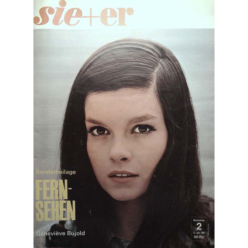 sie+er Nr.2 / 12 Januar 1967 - Genevieve Bujold