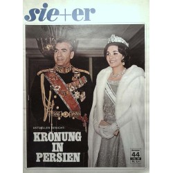 sie+er Nr.44 / 2 November 1967 - Krönung in Persien