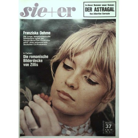 sie+er Nr.37 / 14 September 1967 - Franziska Oehme