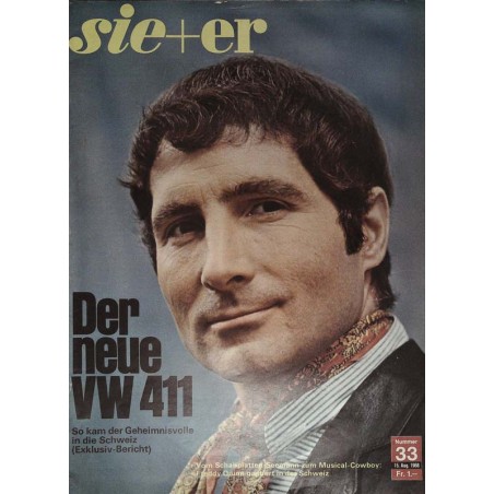 sie+er Nr.33 / 15 August 1968 - Freddy Quinn