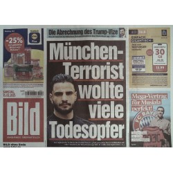 Bild Zeitung Samstag, 15 Februar 2025 - München Terrorist