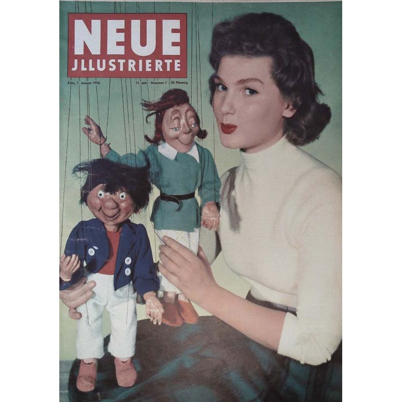 Neue Illustrierte Nr.1 / 7 Januar 1956 - Eva Crüwell