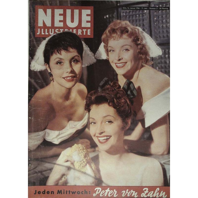 Neue Illustrierte Nr.2 / 14 Januar 1956 - Bad auf der Tenne