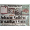 Bild Zeitung Freitag, 21 Februar 2025 - Urlaub günstigere Preise