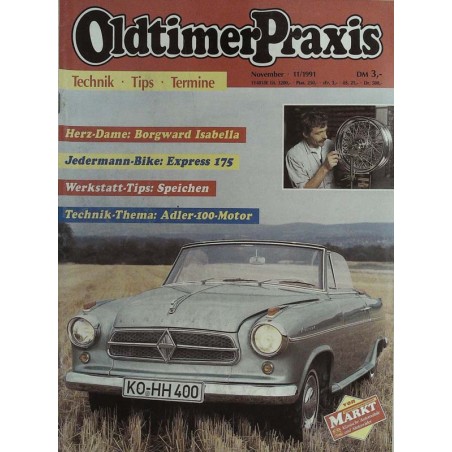 Oldtimer Praxis Heft 11/November 1991 - Bogward Isabella