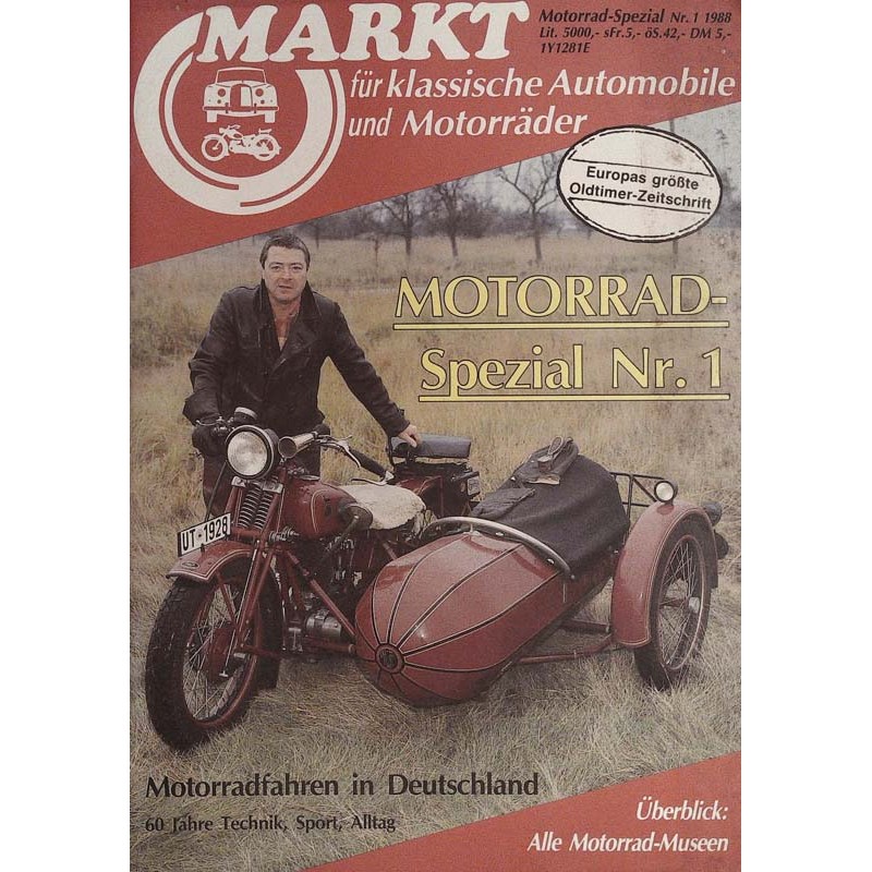 Markt Auto & Motor Heft.1 / Januar 1988 - Motorrad Spezial Nr.1