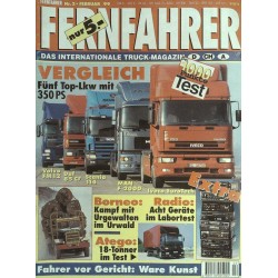 Fernfahrer Nr.2 / Februar 1999 - Vergleich Top LKW