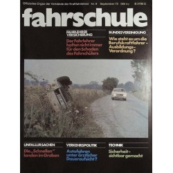 Die Fahrschule Nr.9 / September 1973 - Unfallursachen