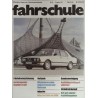 Fahrschule Nr.8 / August 1981 - Neue 5er Reihe von BMW