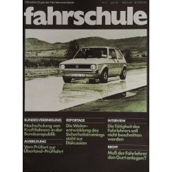 Die Fahrschule Nr.7 / Juli 1978 - Vollbremsung erlernen