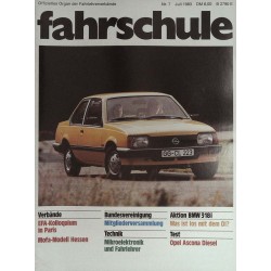 Fahrschule Nr.7 / Juli 1983 - Opel Ascona Diesel