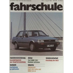 Fahrschule Nr.8 / August 1983 - Toyota Corolla