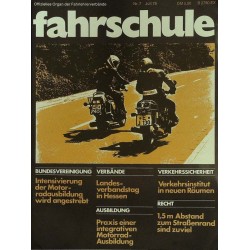 Die Fahrschule Nr.7 / Juli 1979 - Motorradausbildung