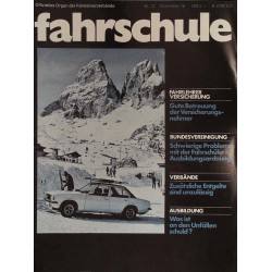 Die Fahrschule Nr.12 / Dezember 1976 - Autos im Schnee